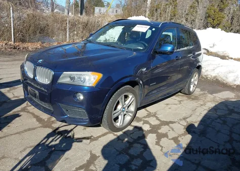 2011 BMW X3 xDrive35I z USA, uszkodzony, nr VIN 5UXWX7C51BL732448